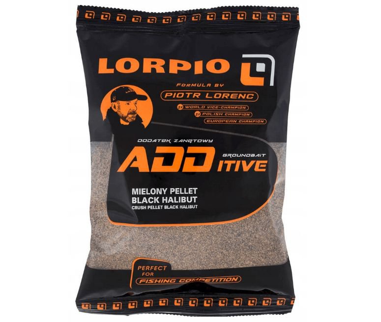 DODATEK DO ZANĘT LORPIO MIELONY PELLET METHOD BLACK HALIBUT 700g