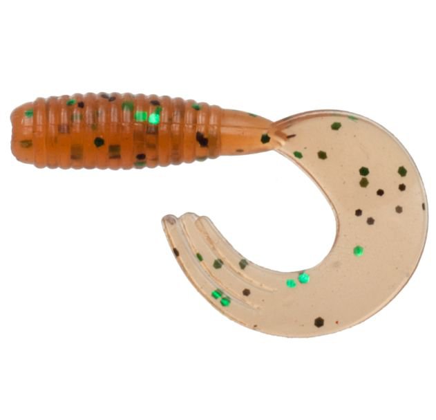 Tritail twist 3,5 cm Brown Shiner