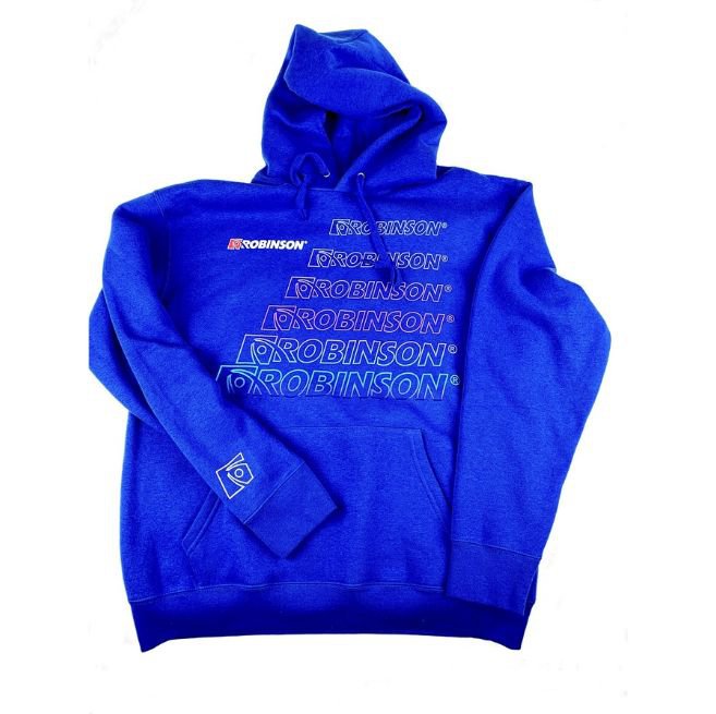 Bluza bawełniana z kapturem blue rozm. XL