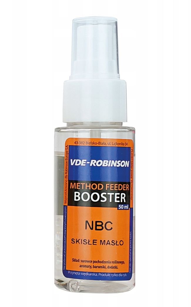 Booster z atomizerem, skisłe masło NBC, 50ml
