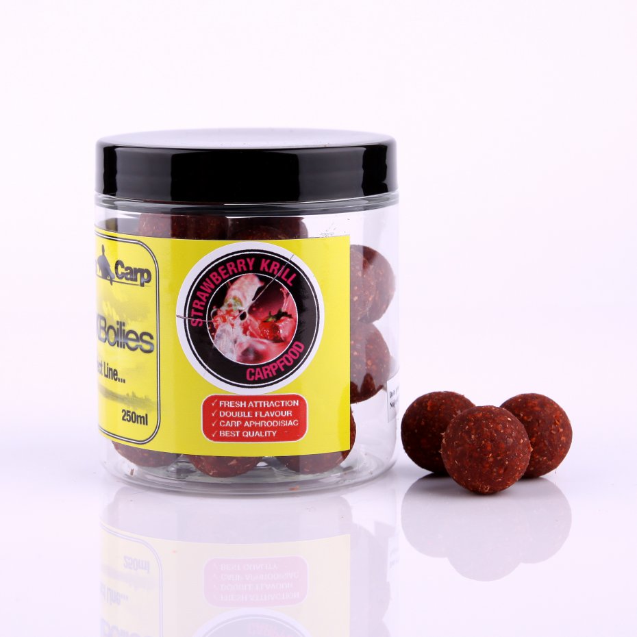Hook Boilies Perfect Line Strawberry Krill 20mm 15