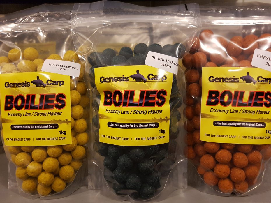 Boilies Economy Line Black Halibut 20mm 1kg