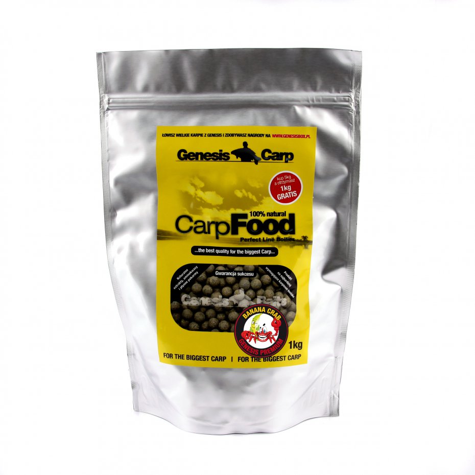Boilies Perfect Line Banana Krab 20mm 1kg