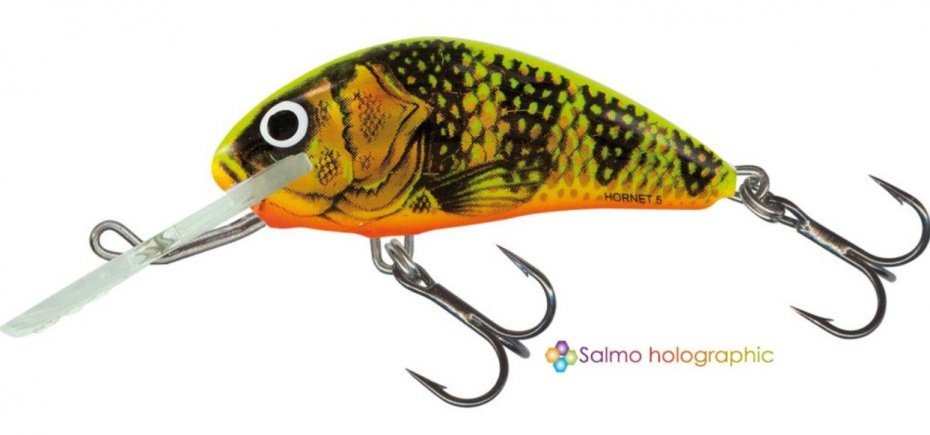 Salmo Hornet Gold Fluo Perch Sink 4cm