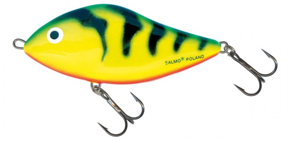 Salmo Slider Green Tiger Fl 7cm