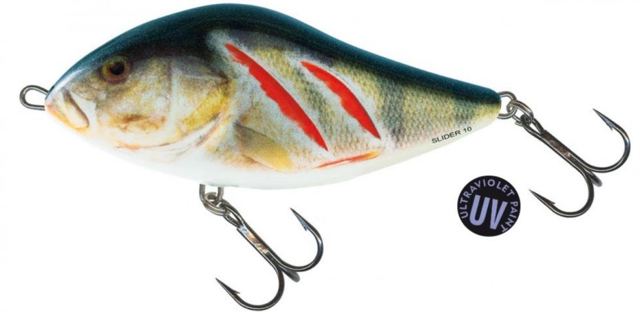 Salmo Slider Wounded Real Perch/Uv Sink 7cm