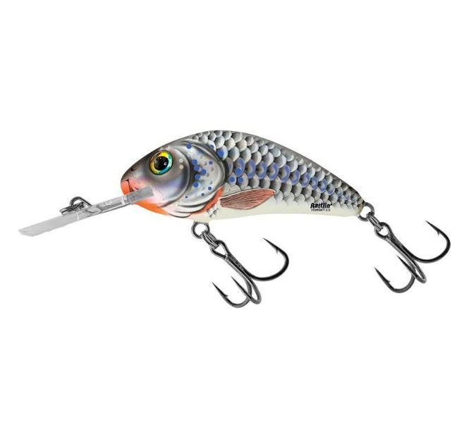 Rattlin'Hornet FLO 5.5cm SILVER HOLOGRAPHIC SHAD