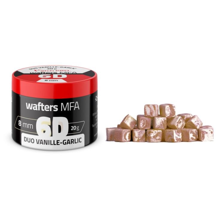 6D WAFTERS MFA DUO VANILLE-GARLIC 8x8mm 20g