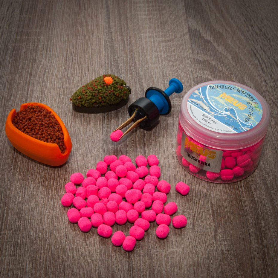 Meus Dumbels fluo wafters truskawka 100ml
