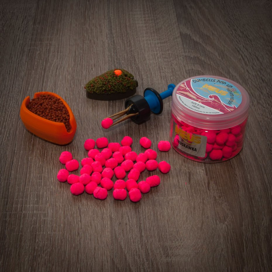 Meus Dumbels fluo pop up truskawka 100ml