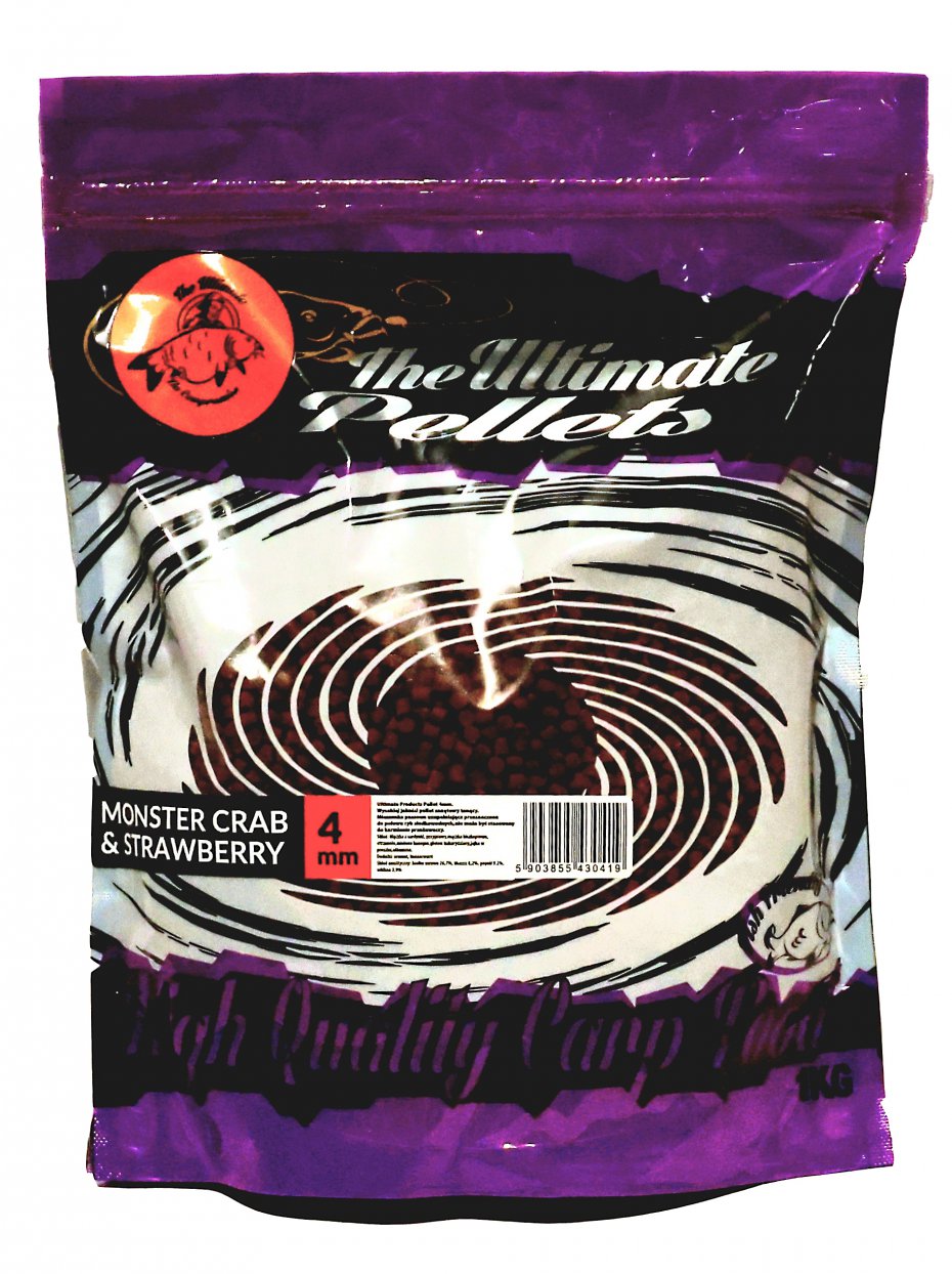 Top Range Pellet Monster Crab Strawberry 4 Mm 1kg