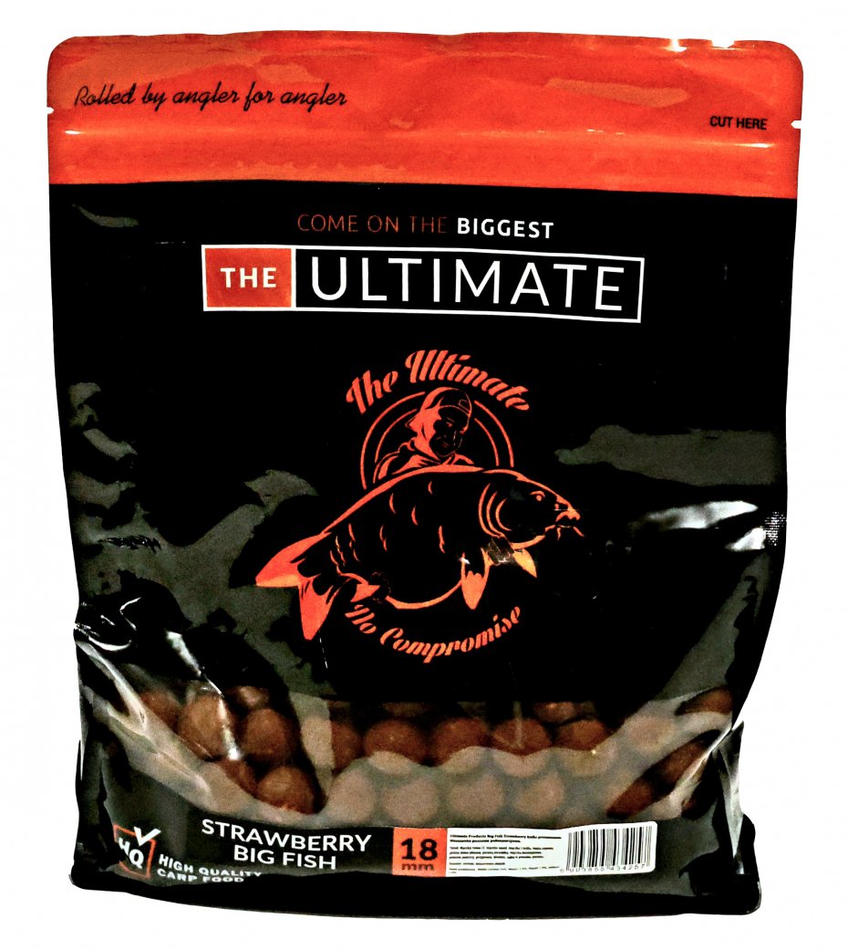 Top Range Boilies Strawberry Big Fish 20 Mm 1kg