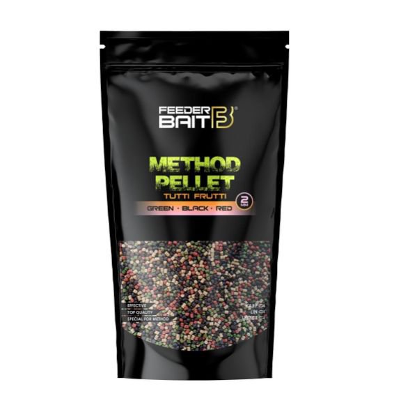 Pellet 2mm - Tutti Frutti - Green & Black & Red