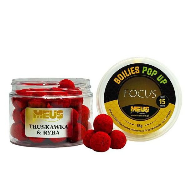 Kulka Pop Up Focus 15mm Truskawka & Ryba