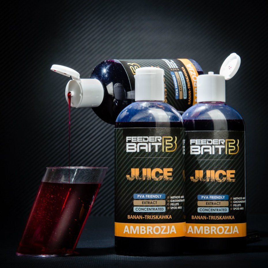 Feeder Bait Juice Ambrozja - Banan, Truskawka 250ml