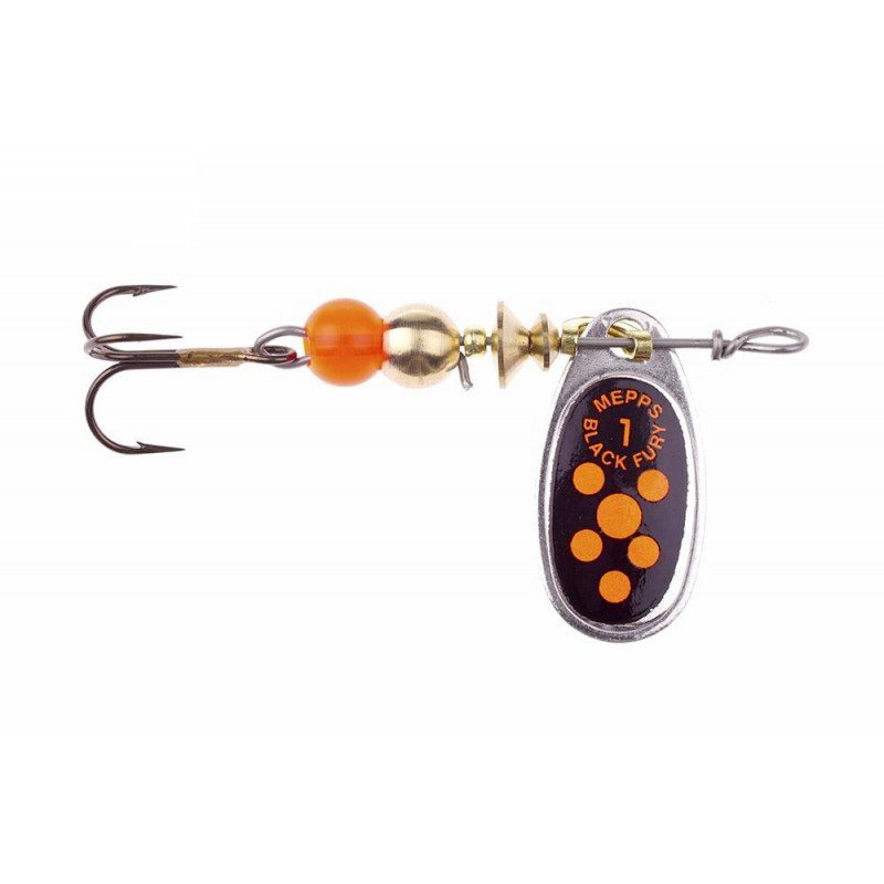 BLACK FURY MOUCHE srebrny / czerwone kropki 1