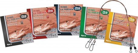 Mistrall Przypon Wire Leaders 7X7 Brown 7Kg/30cmrol/Dual