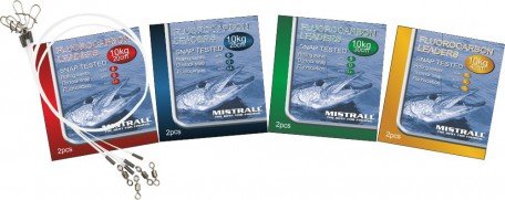 Mistrall Przypon Fluorocarbon 20Kg 25cm 0.6Mm Roll7/Dual2