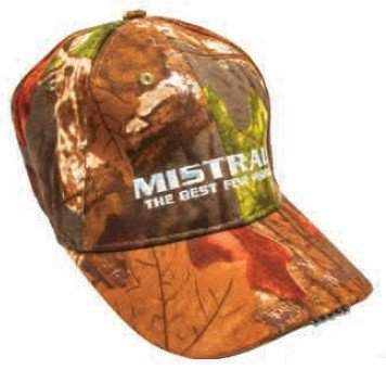 Mistrall Czapka z latarką 5Led Camuflage New Desing