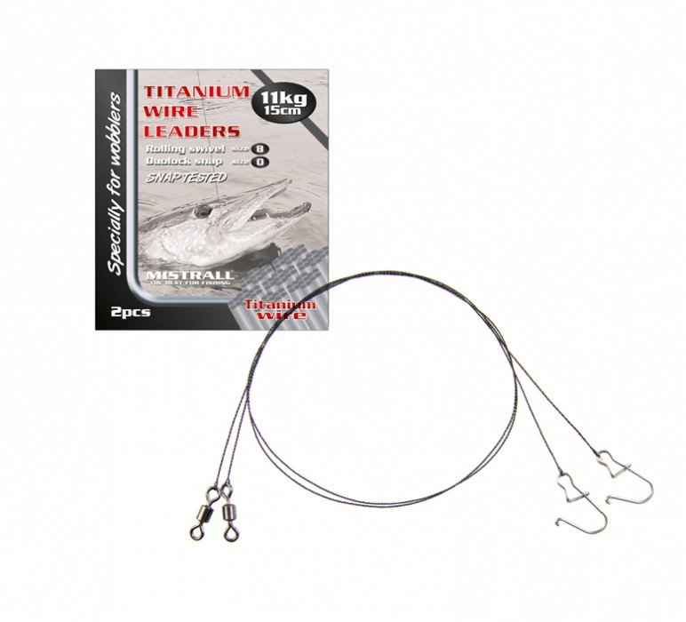Mistrall Przypony Wire Wolfram 15cm/5Kg