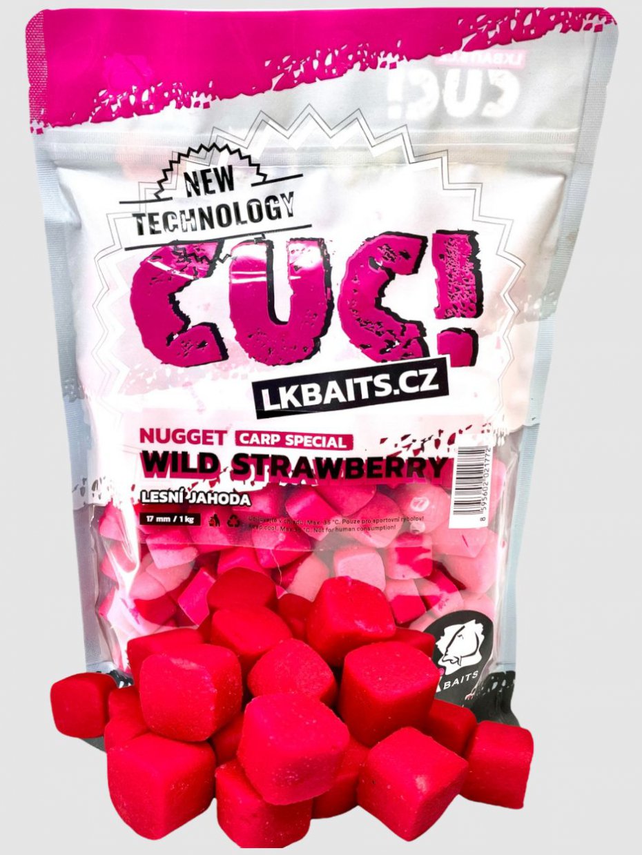 LKCUC! NUGGET CARP 17mm 1kg Wild Strawberry