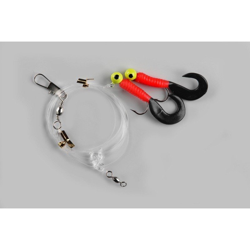 Spro Twister 2-JIGS 1/0 RED/BLACK
