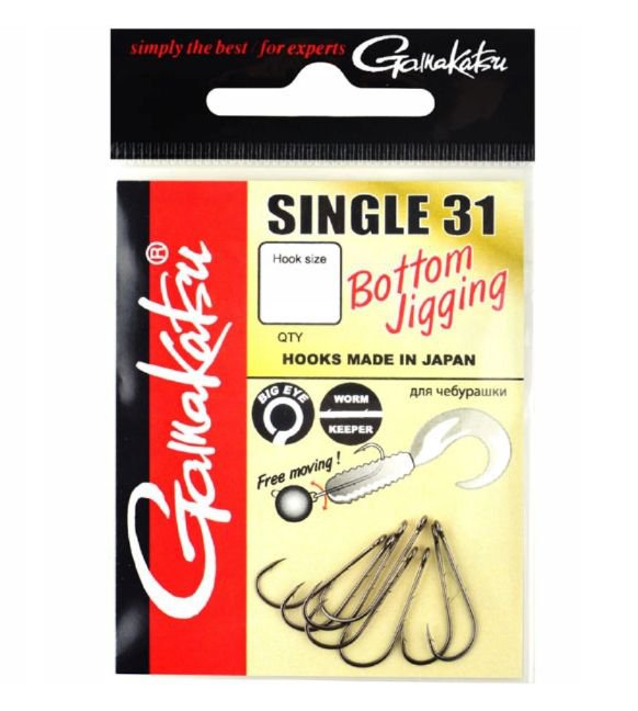 Single 31 Hooks Black #10