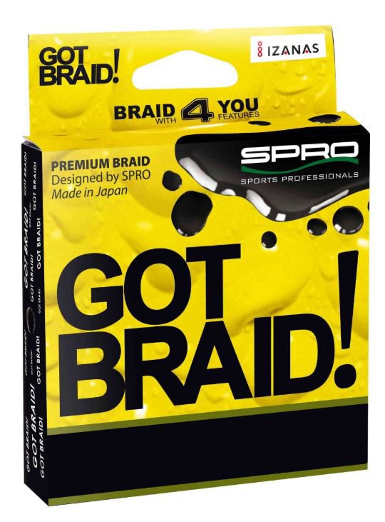 Got Braid! Yellow 0.22mm 150m