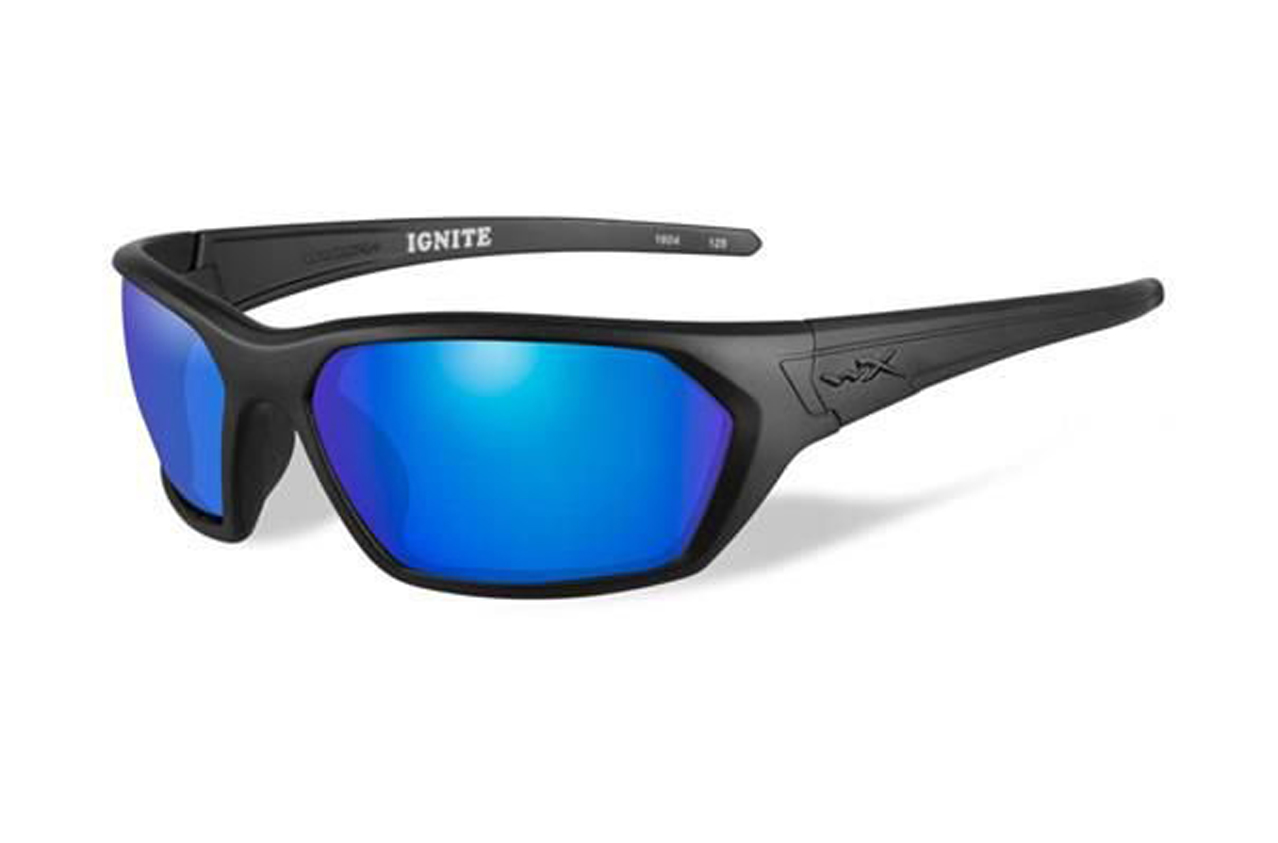 Wiley X Ignite Polarized Blue Mirror Matte Black Frame