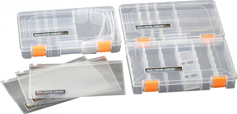 Savage Gear System Box Bag M 3 boxes PP Bags