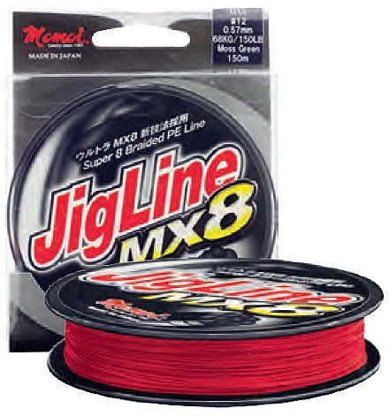 Dragon Momoi Jigline Mx8 150m 0.22mm Czerwona
