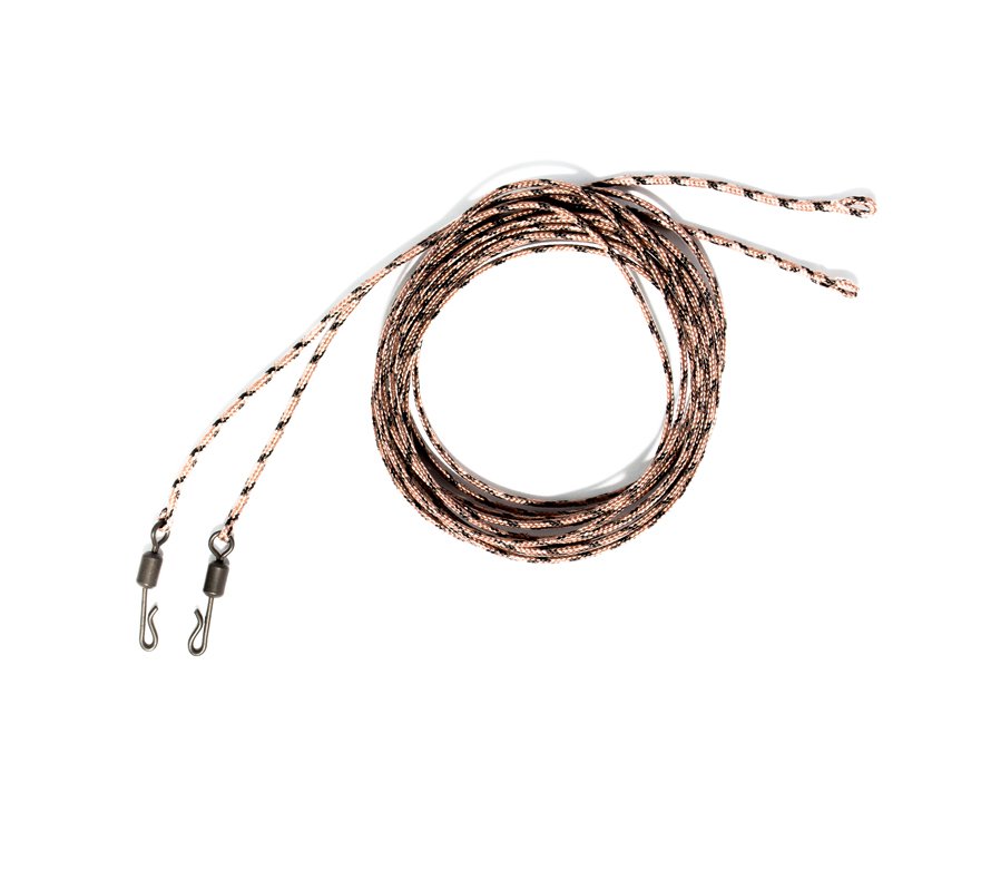 Leadcore z kręt do szyb wym 45 lbs /100 - 2szt -brązowy
