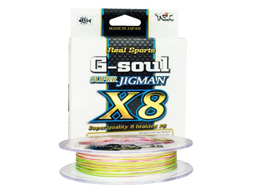 Plecionka YGK SOUL SUPER JIGMAN 0.6 14lb 200m multicolor