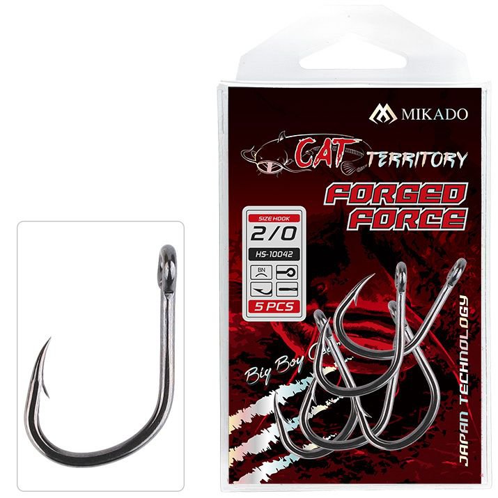 Haczyki na suma Mikado Cat Territory Forged Force 4/0 5szt