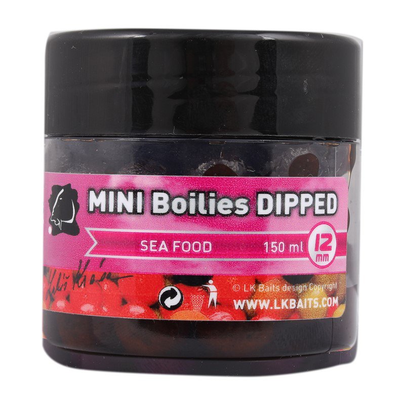 LKMINI BOILIES IN DIP 12mm 150ml Sea Food