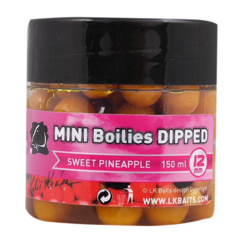 LKMINI BOILIES IN DIP 12mm 150ml Pineapple