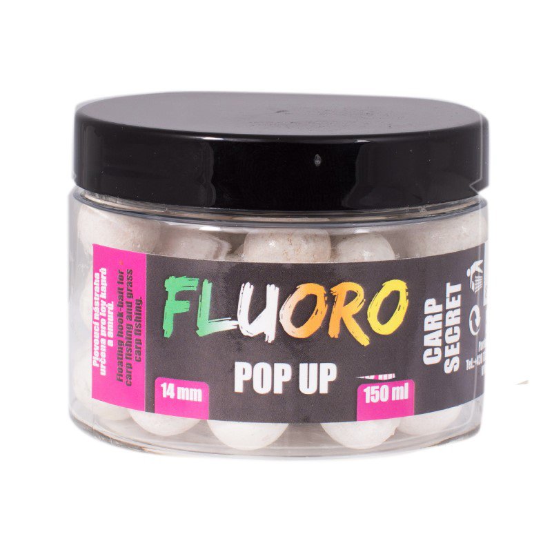LKPOP UP FLUORO 14mm 150ml Carp Secret