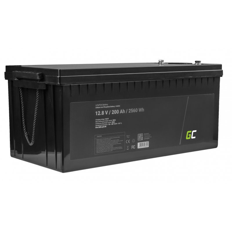 LiFePO4 12V 12.8V 200Ah