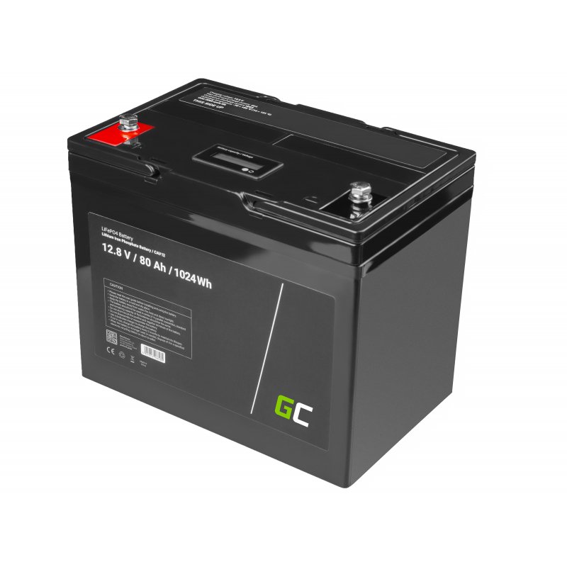 LiFePO4 12V 12.8V 80Ah