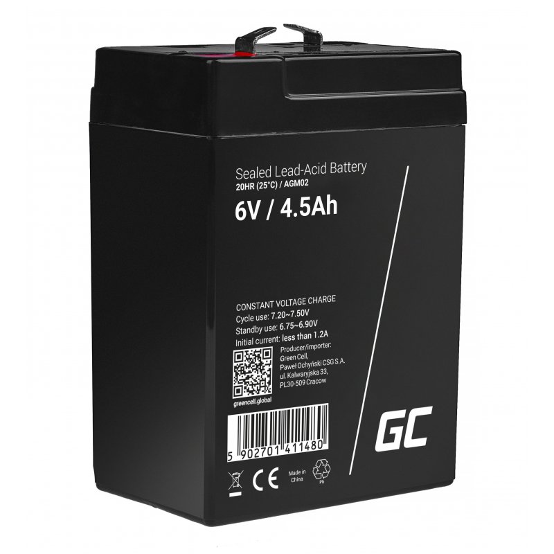 Akumulator AGM Green Cell 6V 12Ah