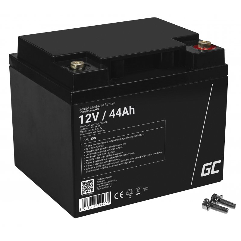 Akumulator AGM VRLA Green Cell 12V 44Ah