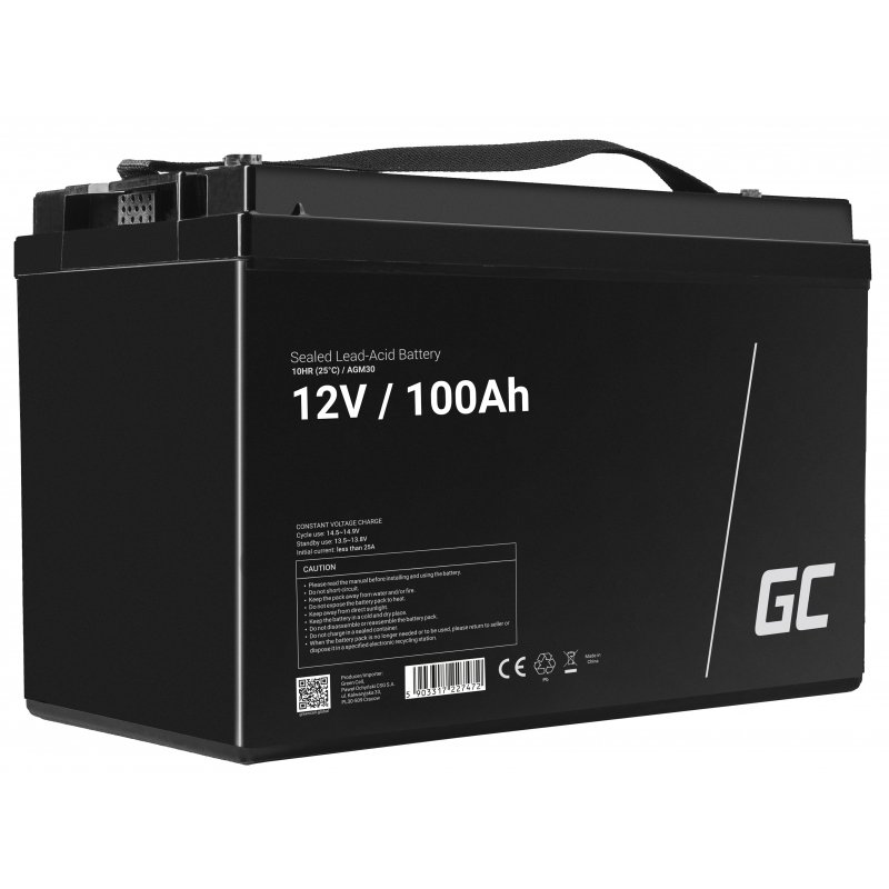 Akumulator AGM Green Cell 12V 100Ah