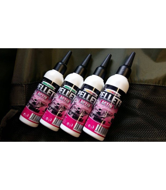 PELLETS ACTIV 100ml Salt Red Hallibut