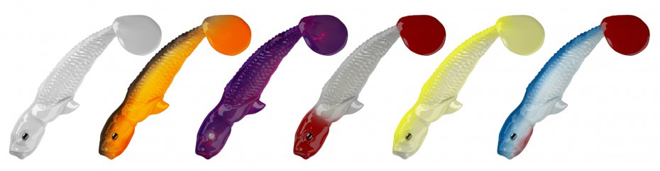Ripper SYRENA SHAD 7cm, opakowanie mix 5szt