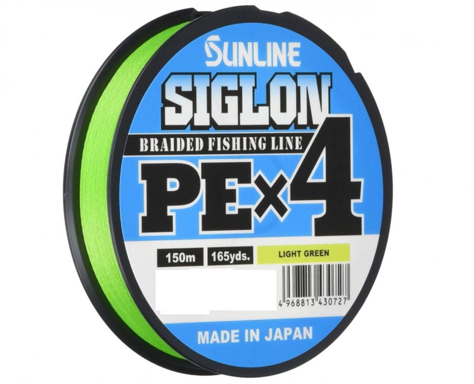 Siglon PE x4 0,6 10lb 4,5kg 150m Light Green
