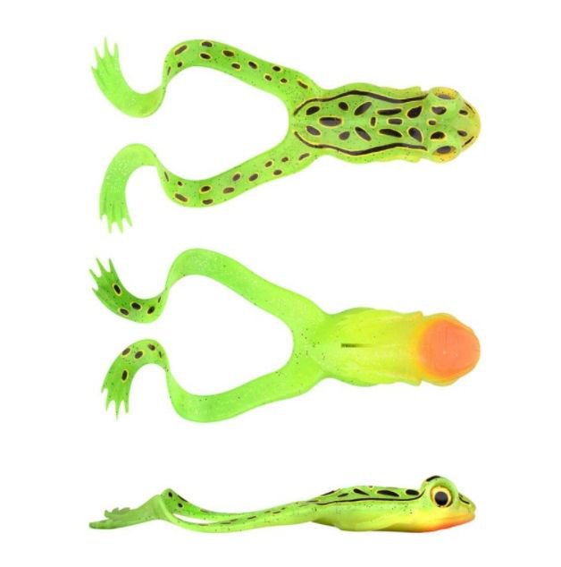 Iris The Frog 10cm Fluo Green Frog