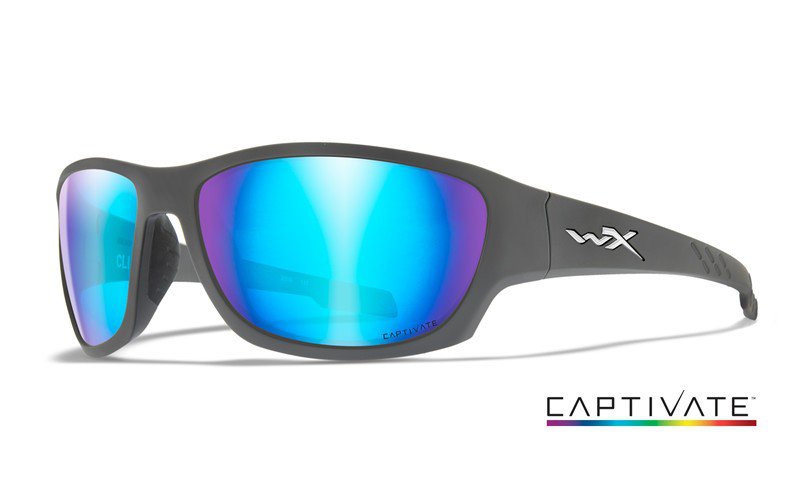 Okulary Wiley X CLIMB Capt. Blue Mirror Matte Grey Frame