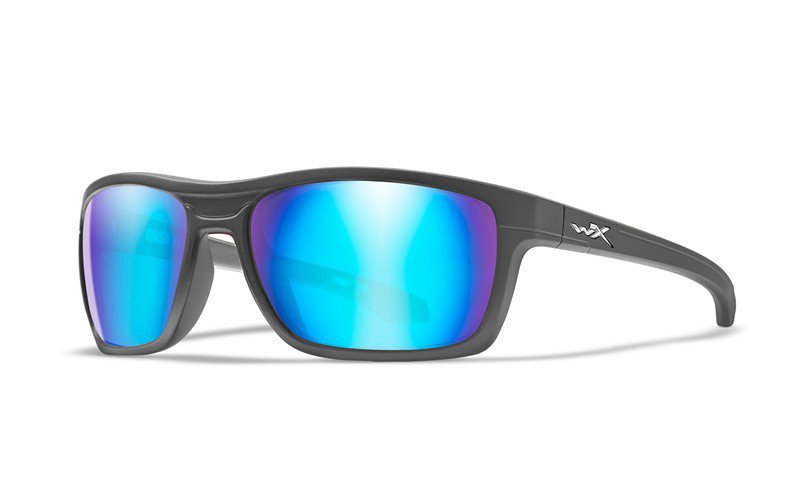 Okulary Wiley X KINGPIN Pol Blue Mirror Matte Graphite Frame