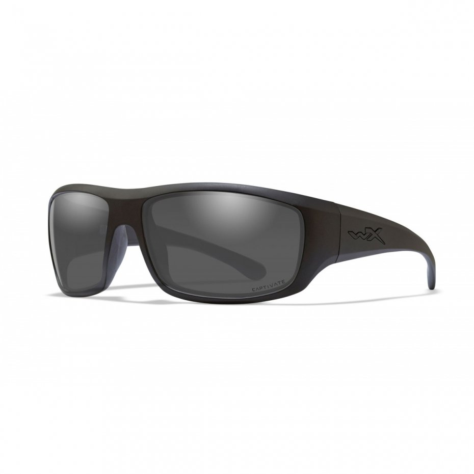Okulary Wiley X OMEGA Capt Pol Smoke Grey Matte Black Frame