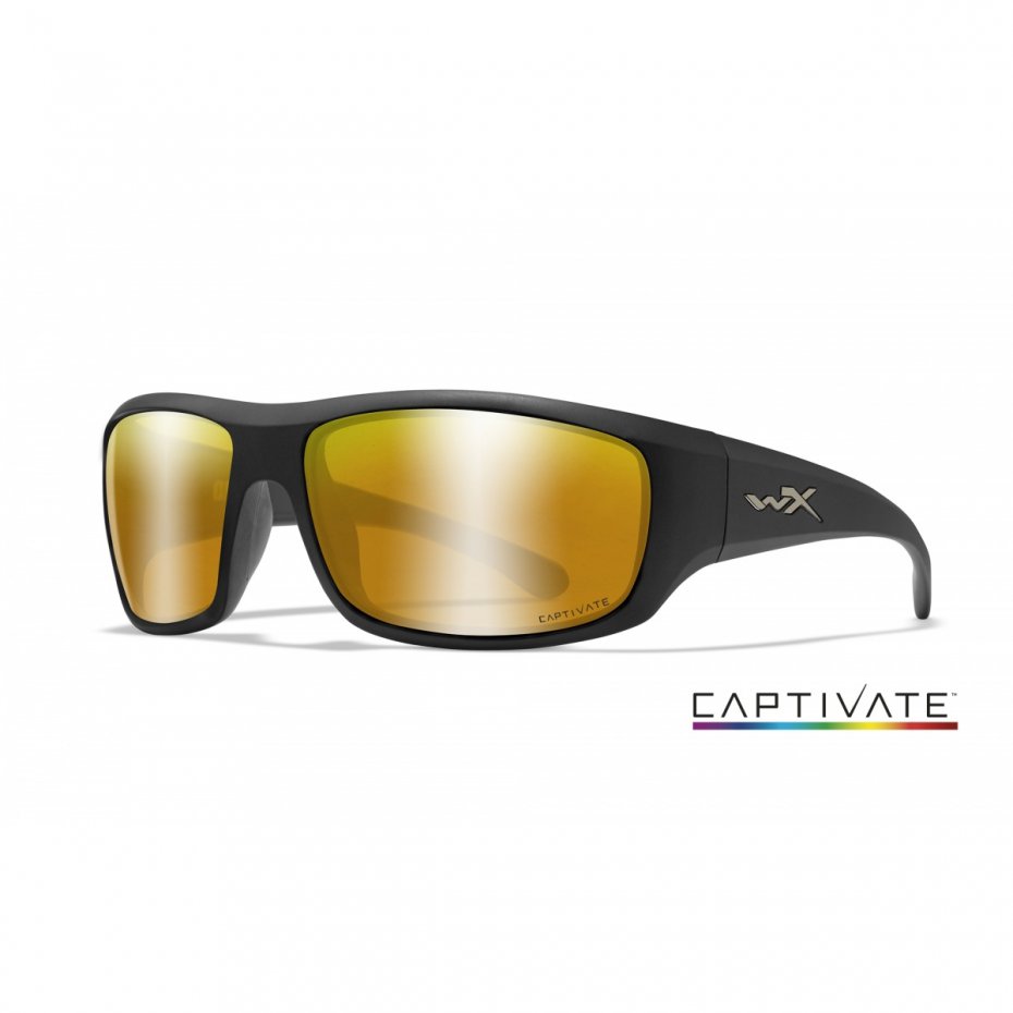 Okulary Wiley X OMEGA Capt Pol Bronze Mirror Matte Black Frame